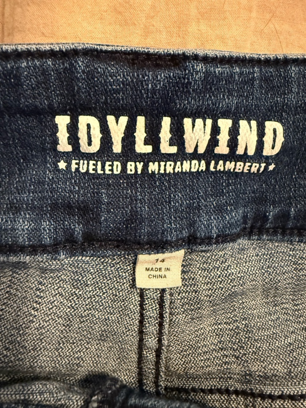 Idyllwind High-Rise Button-Fly Jeans in Dark Blue Denim - Picture 4 of 4